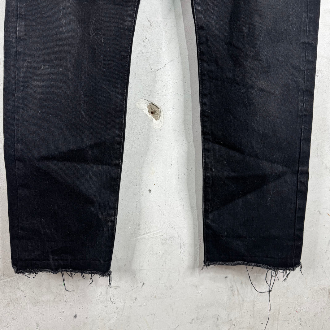 The Row Black Selvedge Jeans
