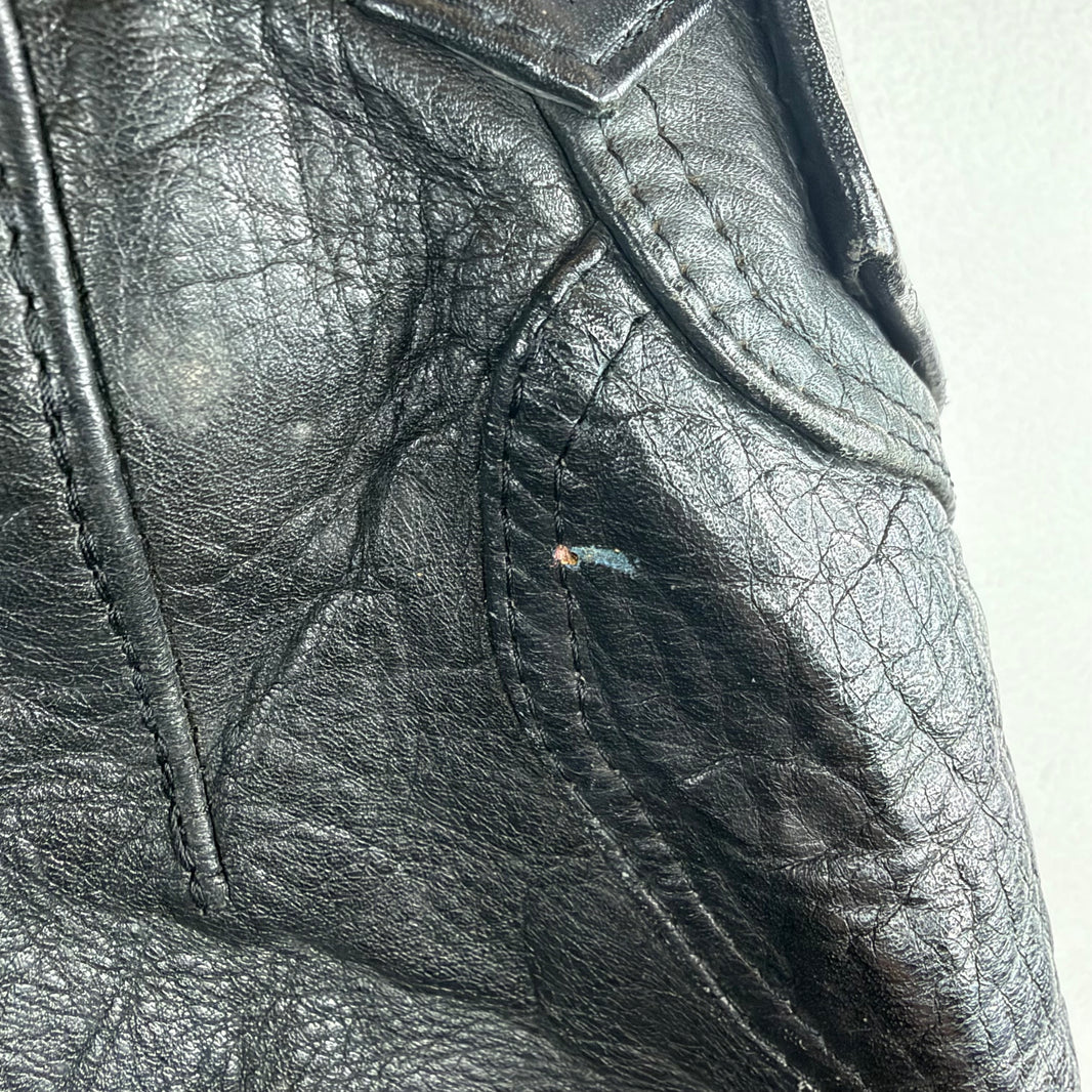 Vintage Kadoya Leather Biker Pants