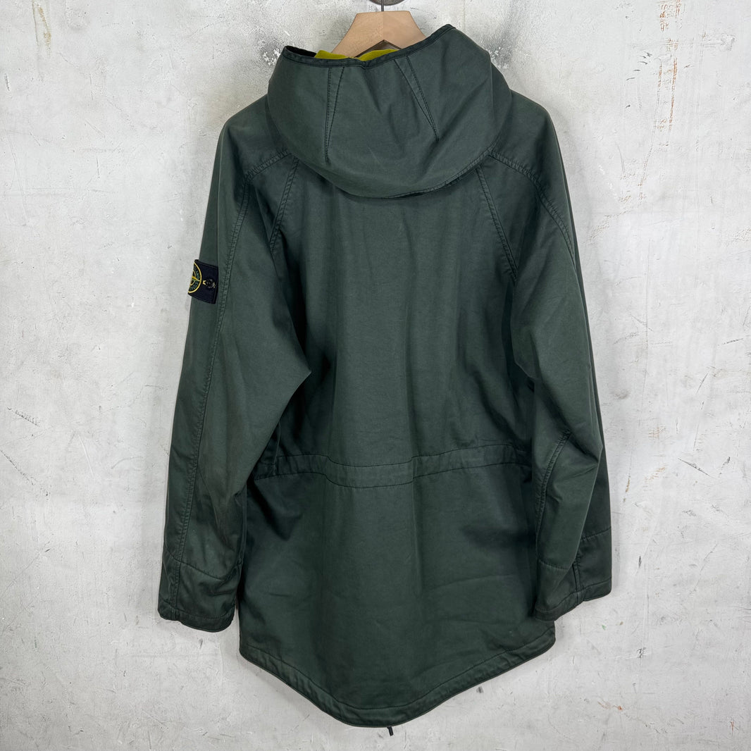 Stone Island Raso Gommato Cargo Flock