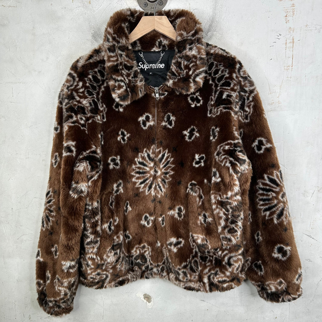 Supreme Faux Mink Bandana Jacket