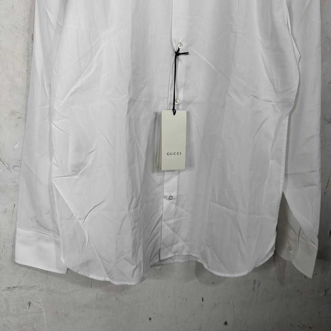 Gucci White Employee Buttoned Shirt