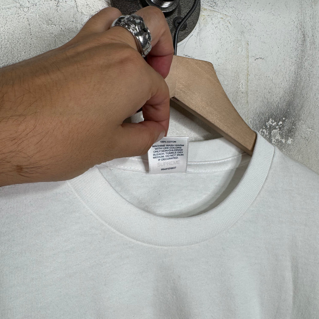 Supreme White/Red Box Logo T-Shirt