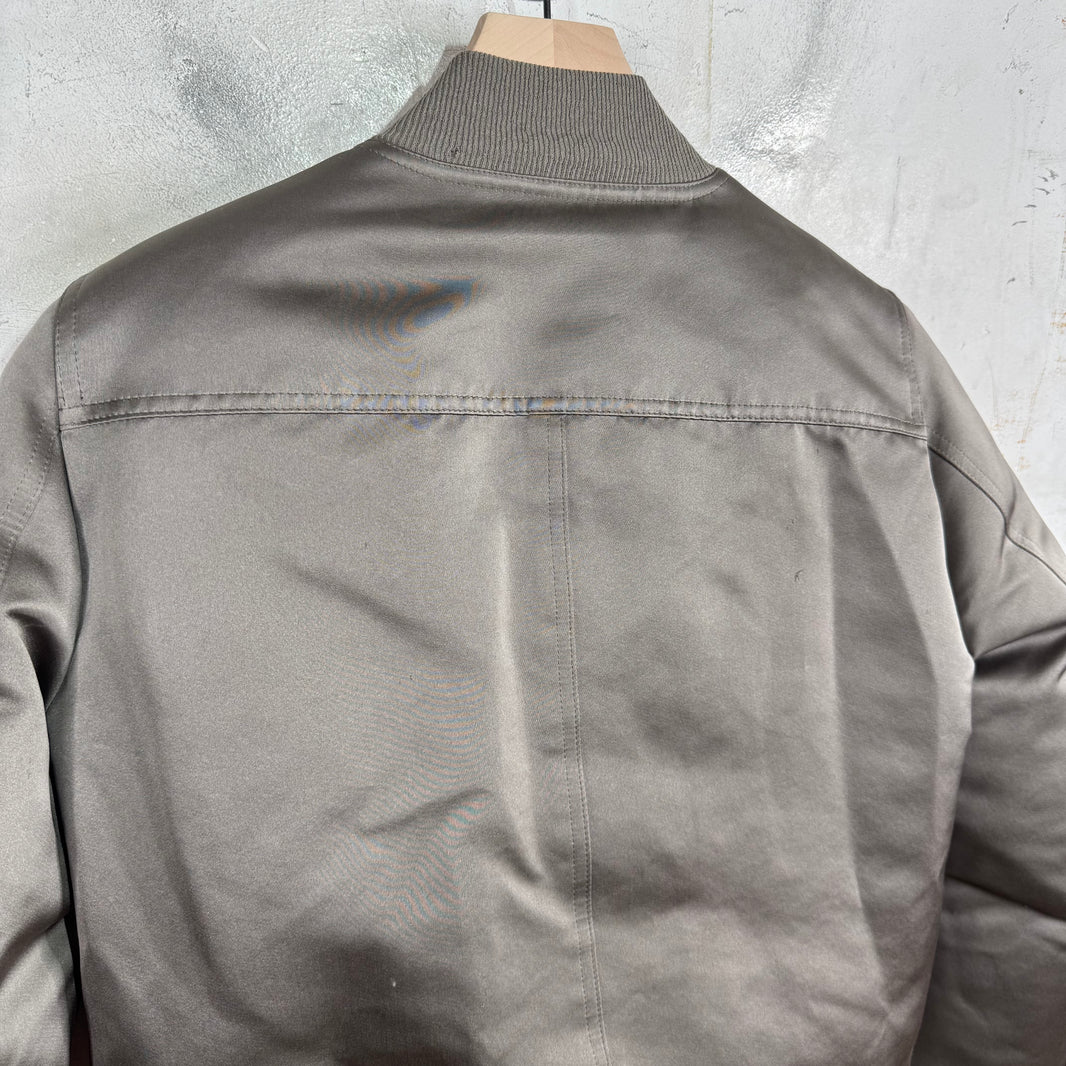 Rick Owens Grey Bomber Jacket