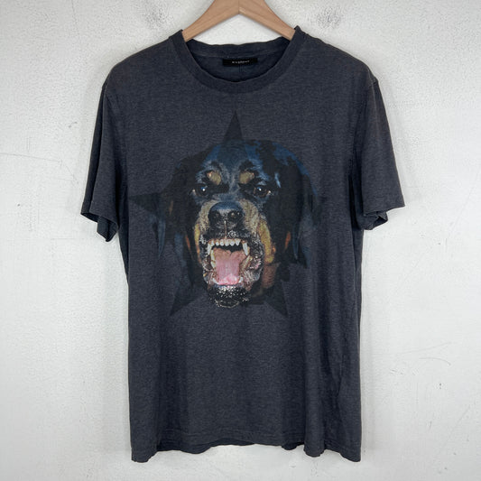 Givenchy Charcoal Gray Rottweiler T-Shirt