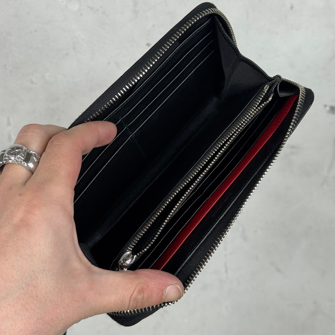 Dior Oblique Splatter Zip Wallet