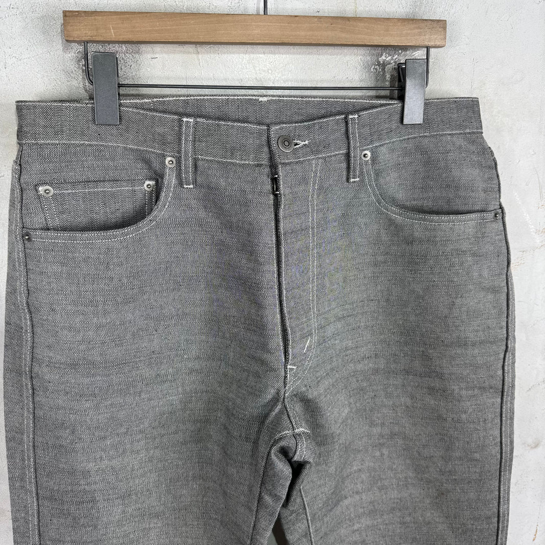 Margiela Reversed Denim Straight Leg Jeans