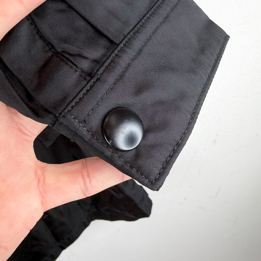Prada Re-Nylon Convertible Cargo Snap Button Shirt