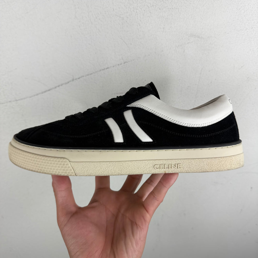 Celine Sunset Low Suede Sneakers