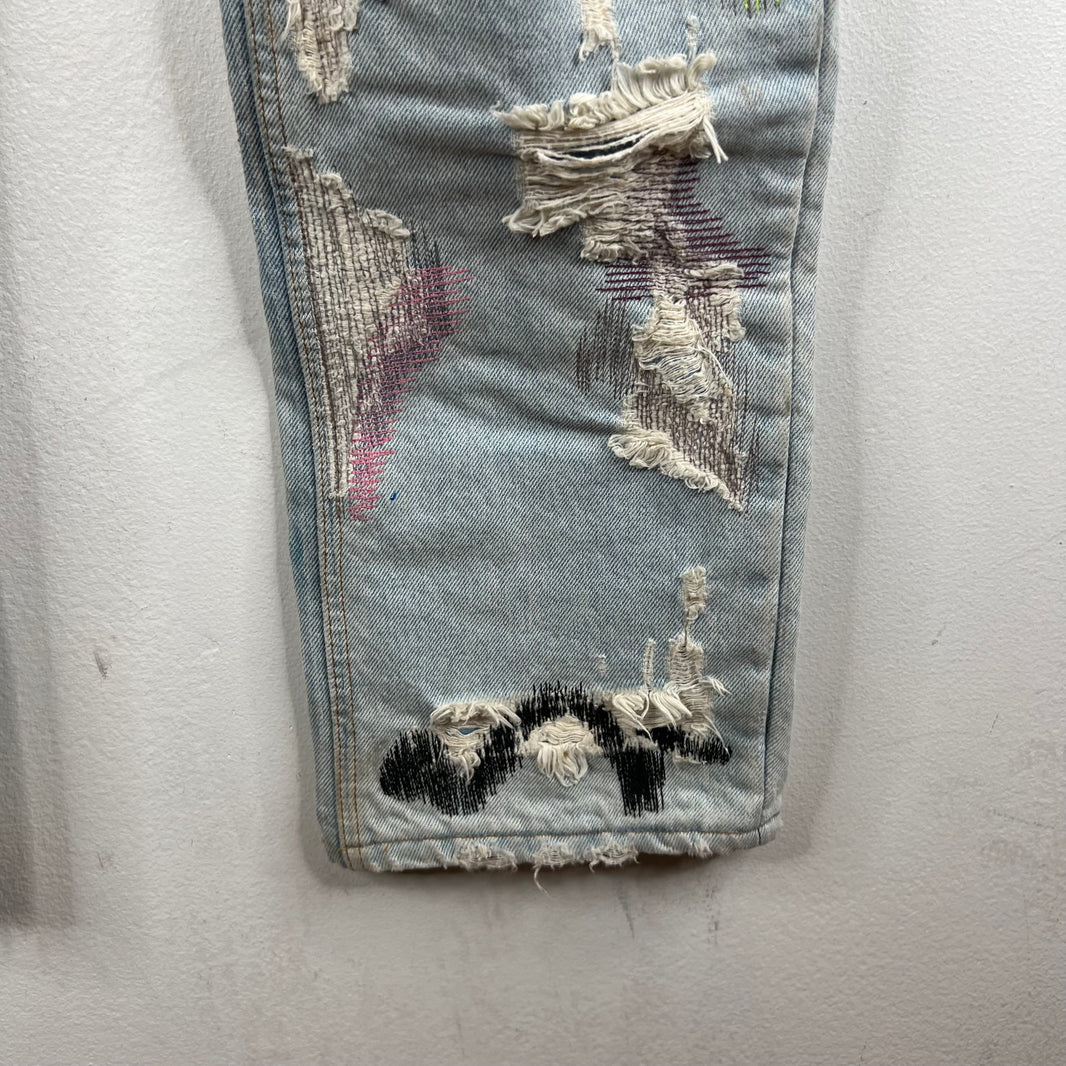 Endless Denim OG Embroidered Boro Jeans