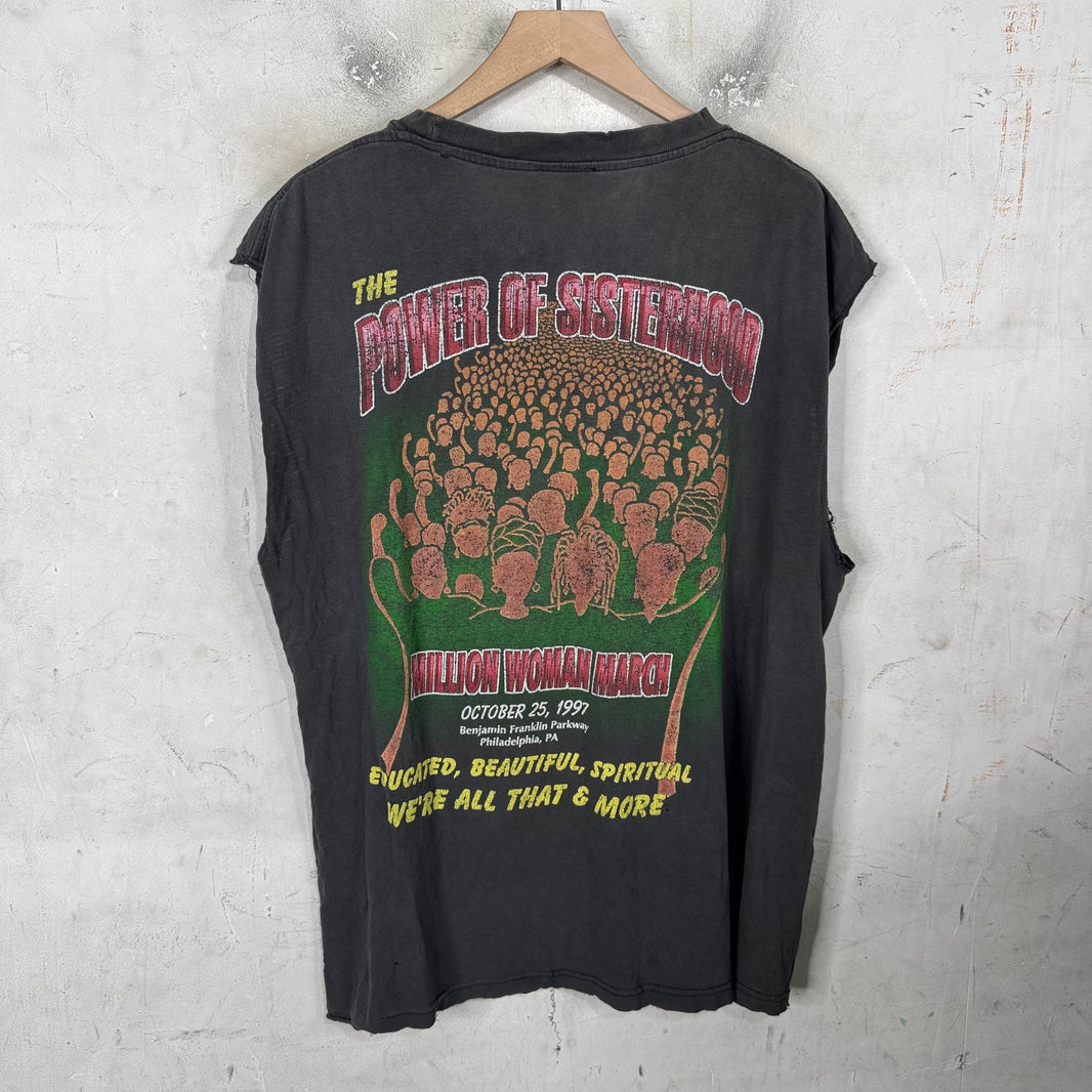 Vintage Smoked Million Woman March Sleeveless T-Shirt