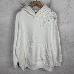 Amiri White Shotgun Hoodie