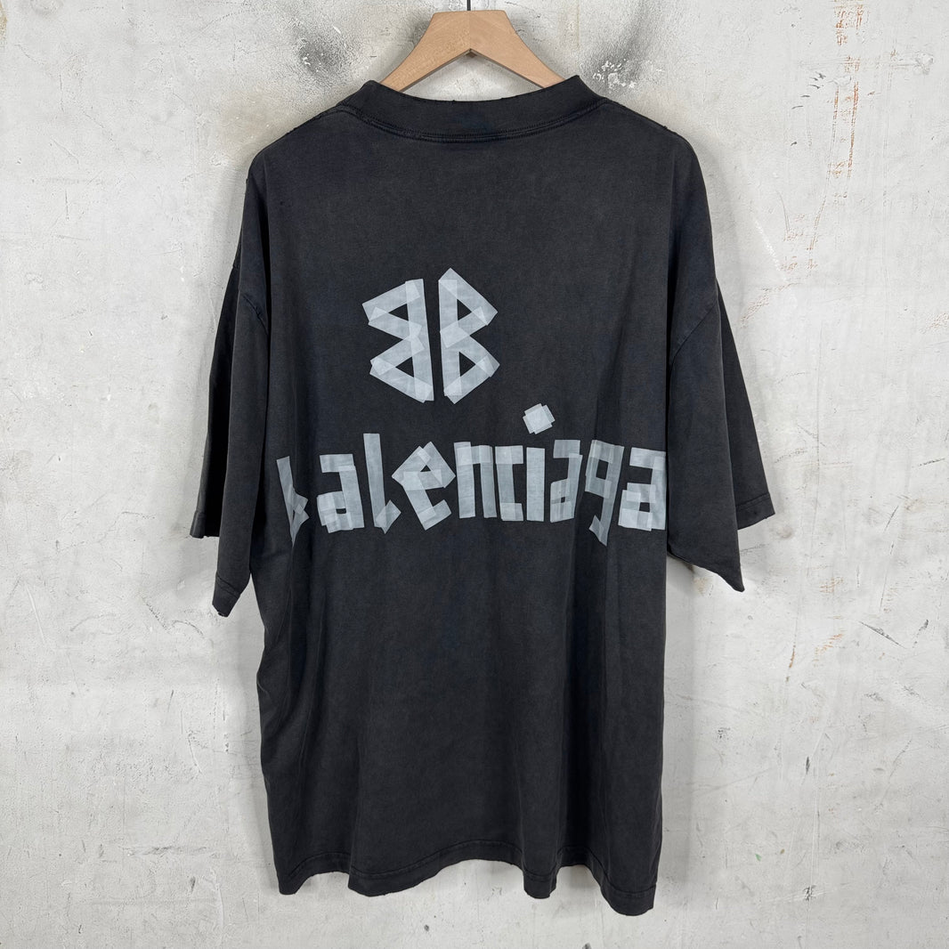 Balenciaga Tape Logo T-Shirt