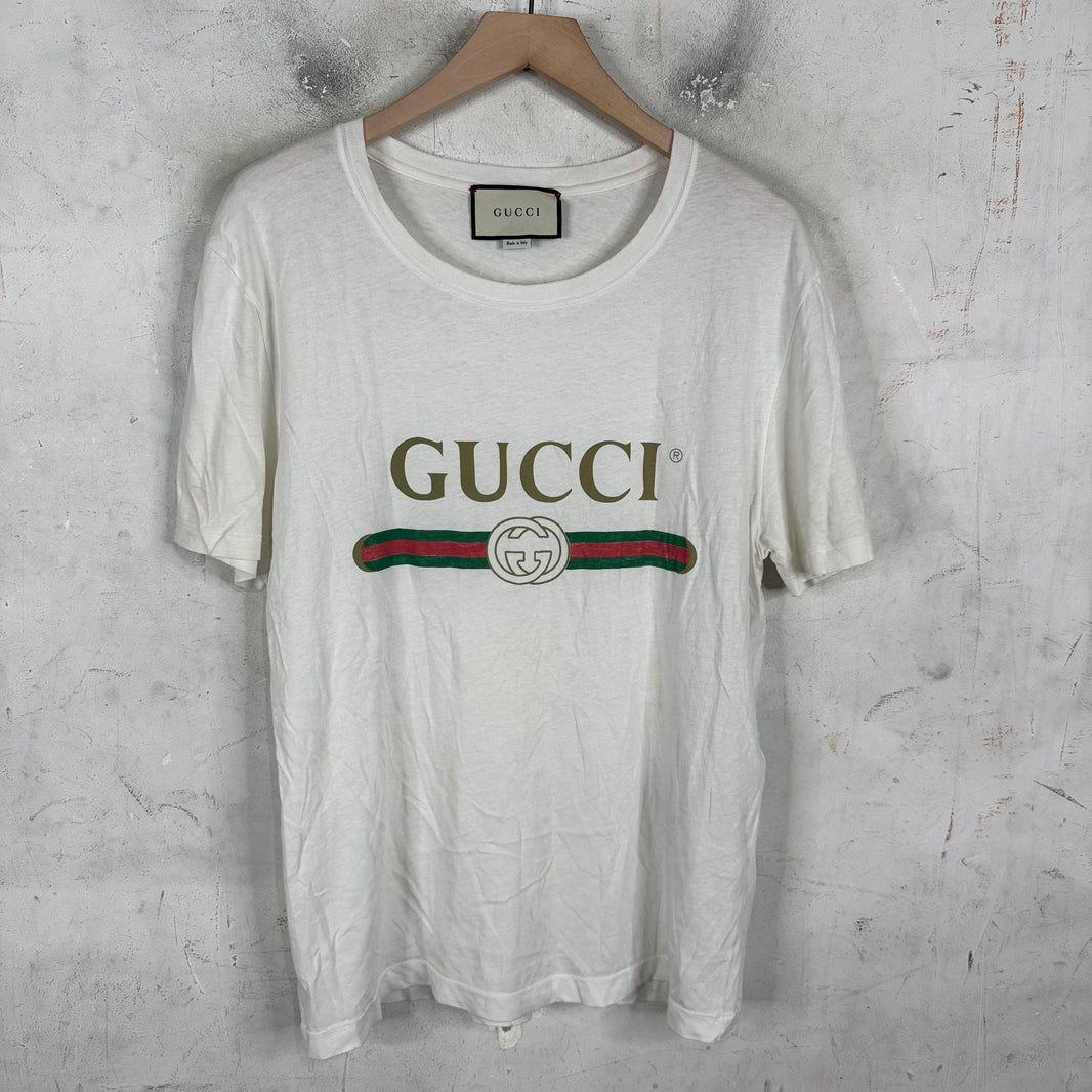 Gucci Classic Logo White T-Shirt