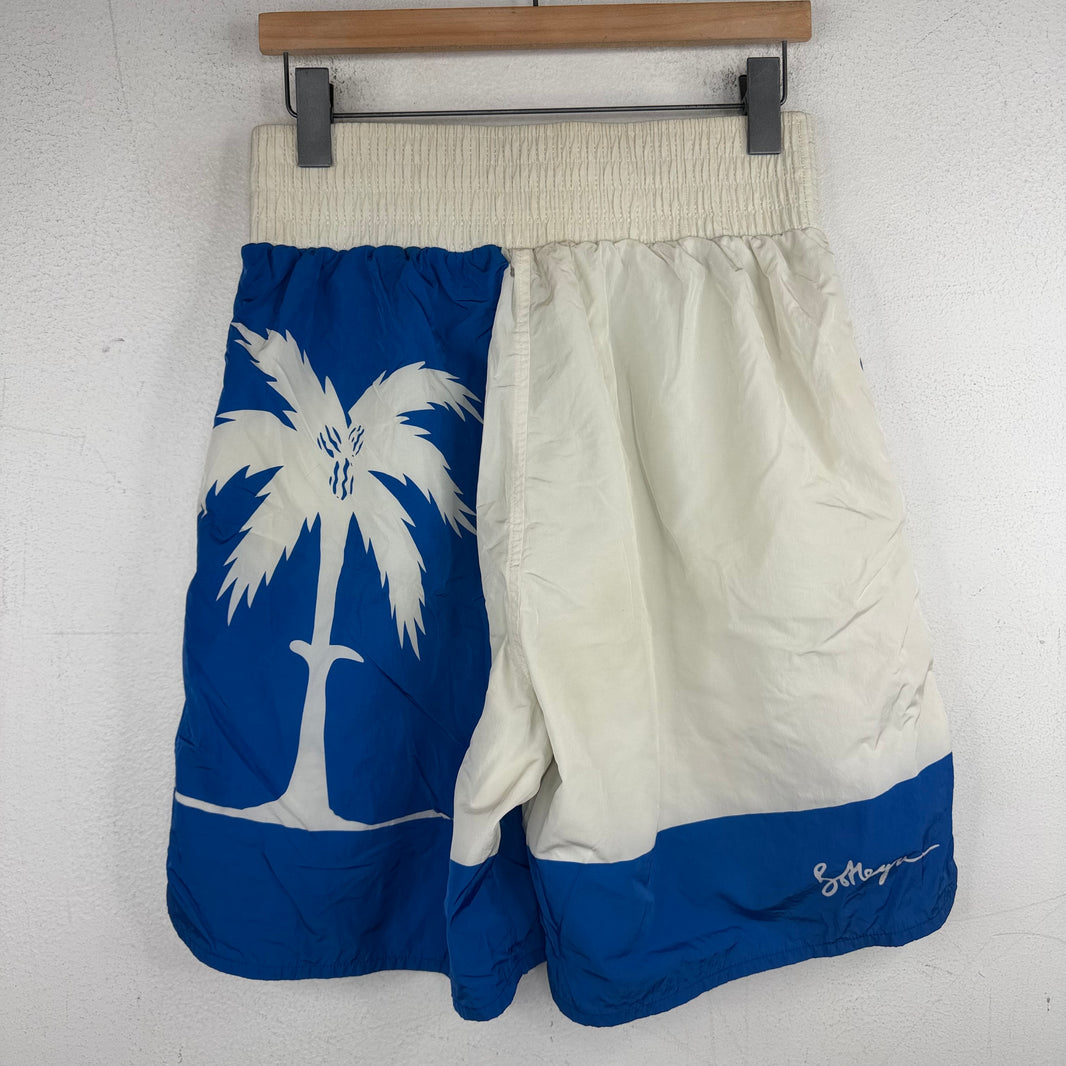 Bottega Veneta Palm Tree Boxing Shorts