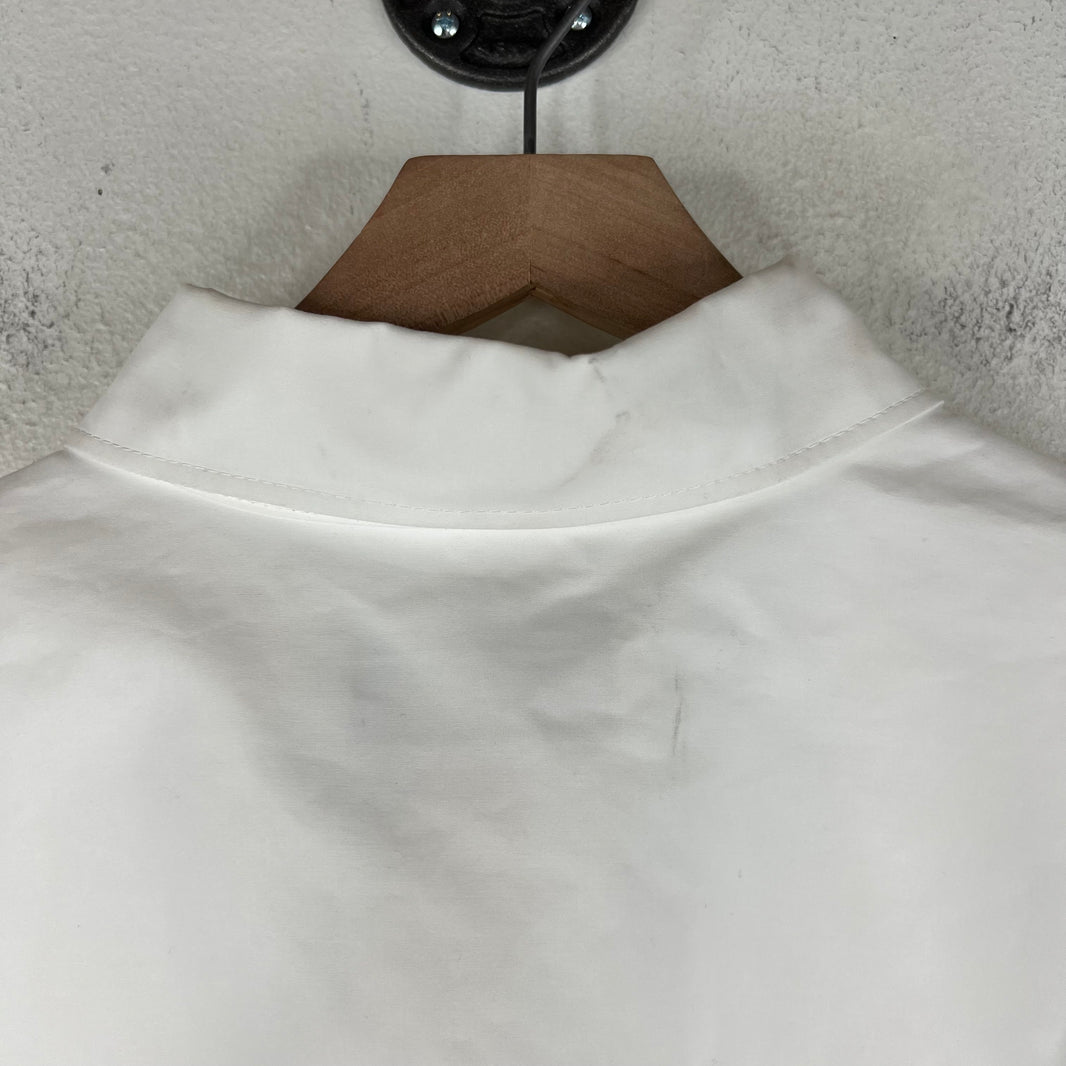Balenciaga White Cocoon Snap Button LS Shirt
