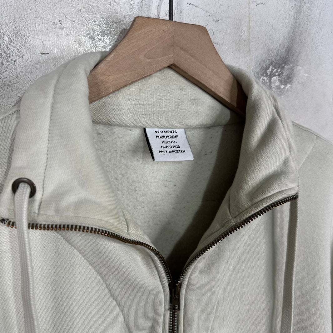 Vetements Elephant Room Half Zip Sweatshirt