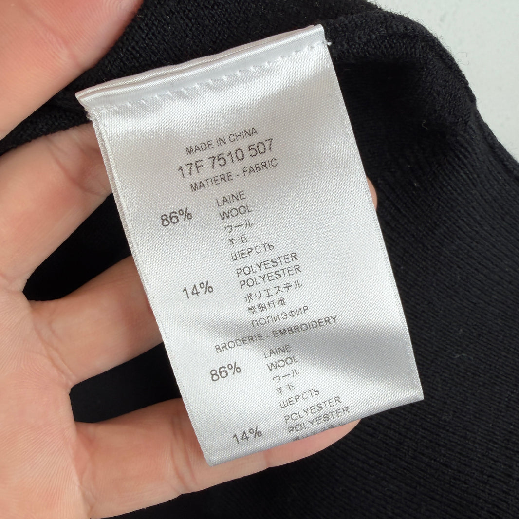 Givenchy Star Patched Striped Crewneck
