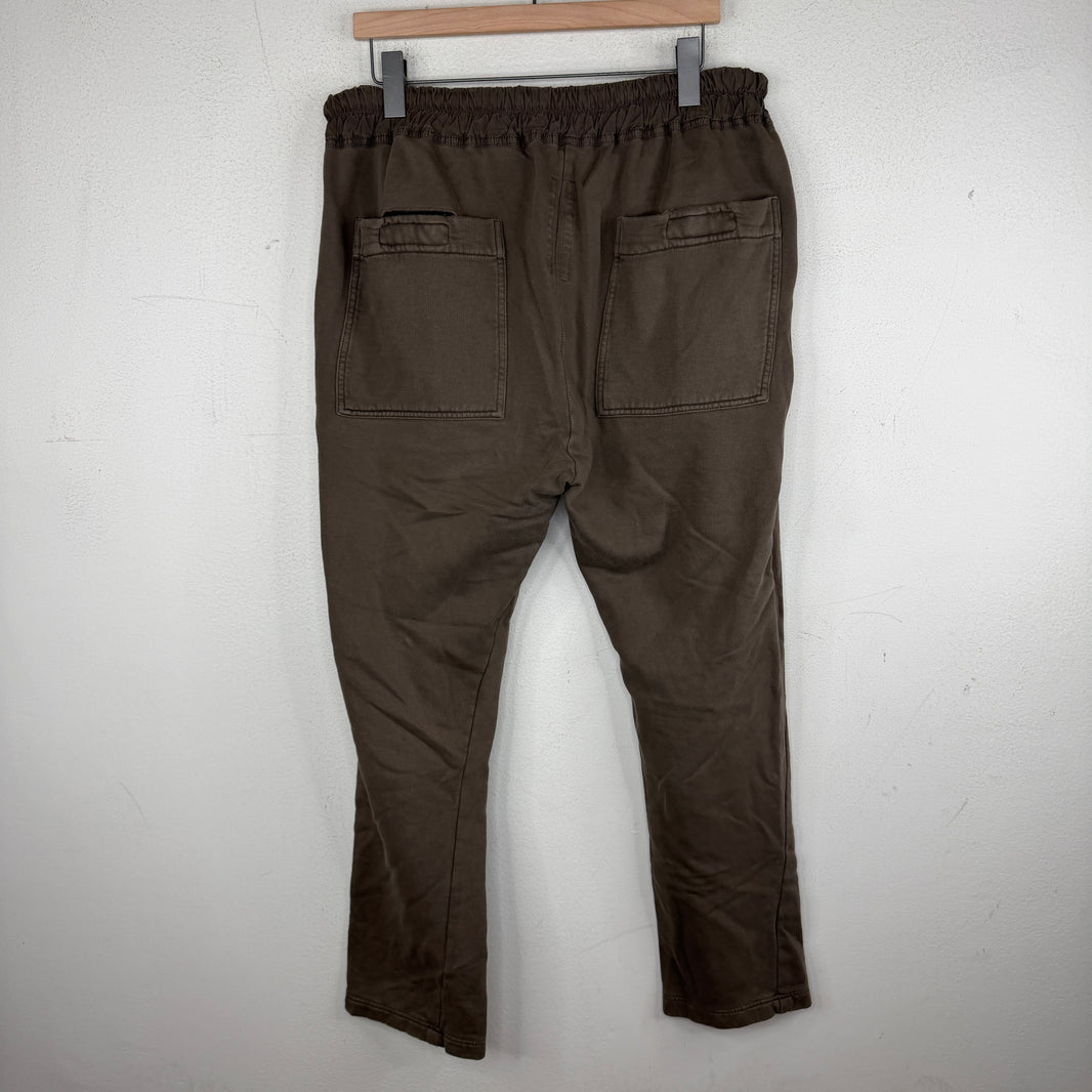 DRKSHDW Brown Fleece Sweatpants