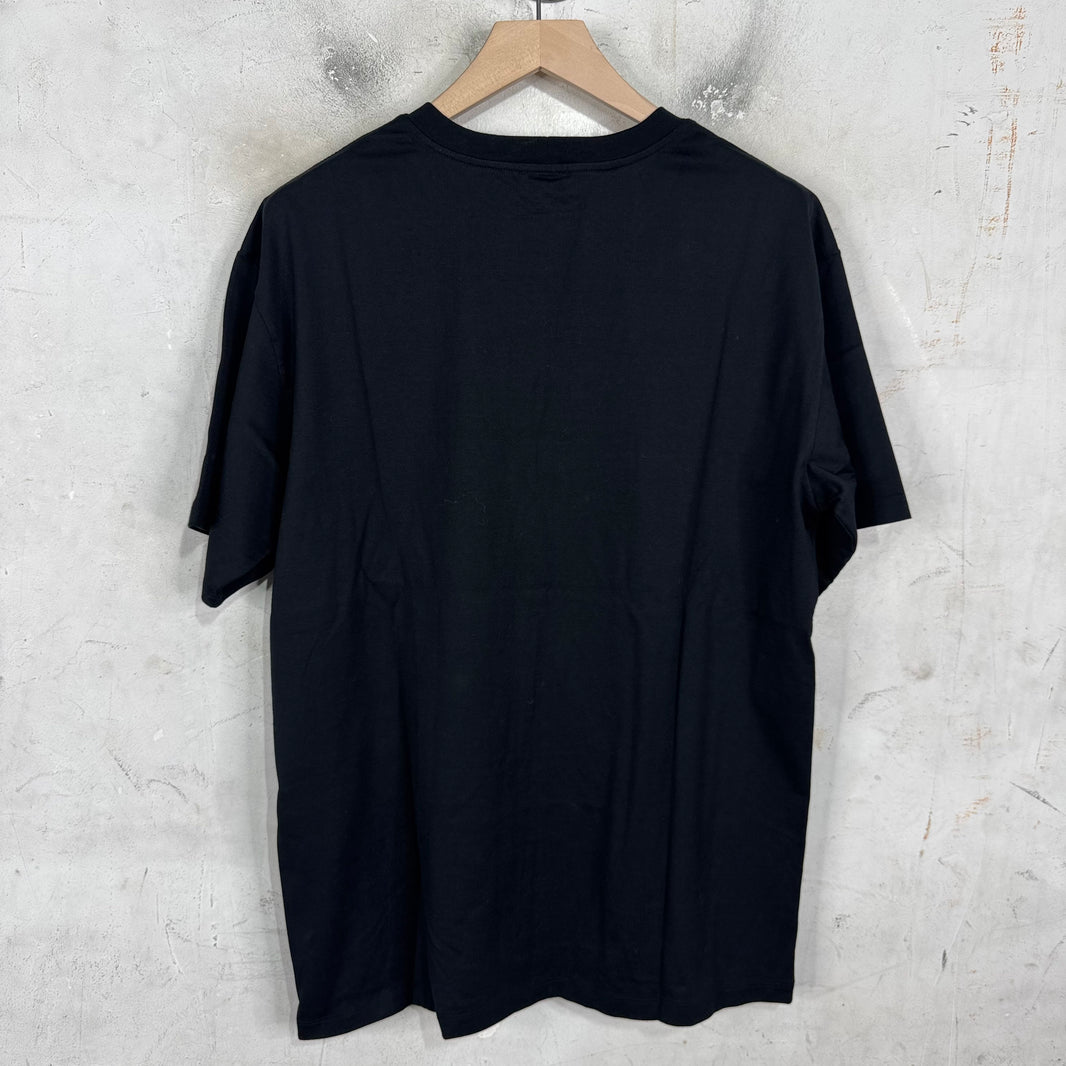 Celine Black Logo T-Shirt