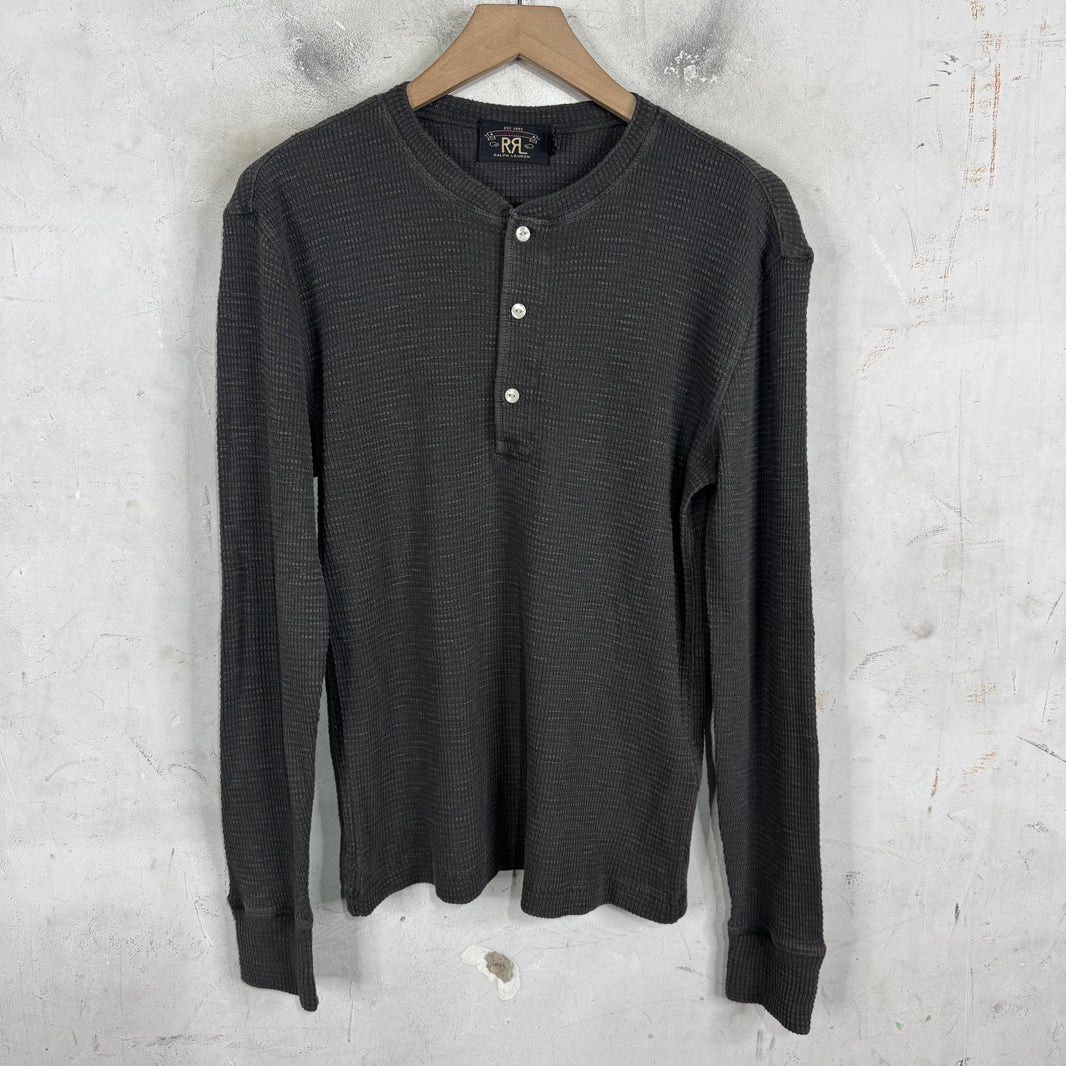 RRL Grey Henley Shirt