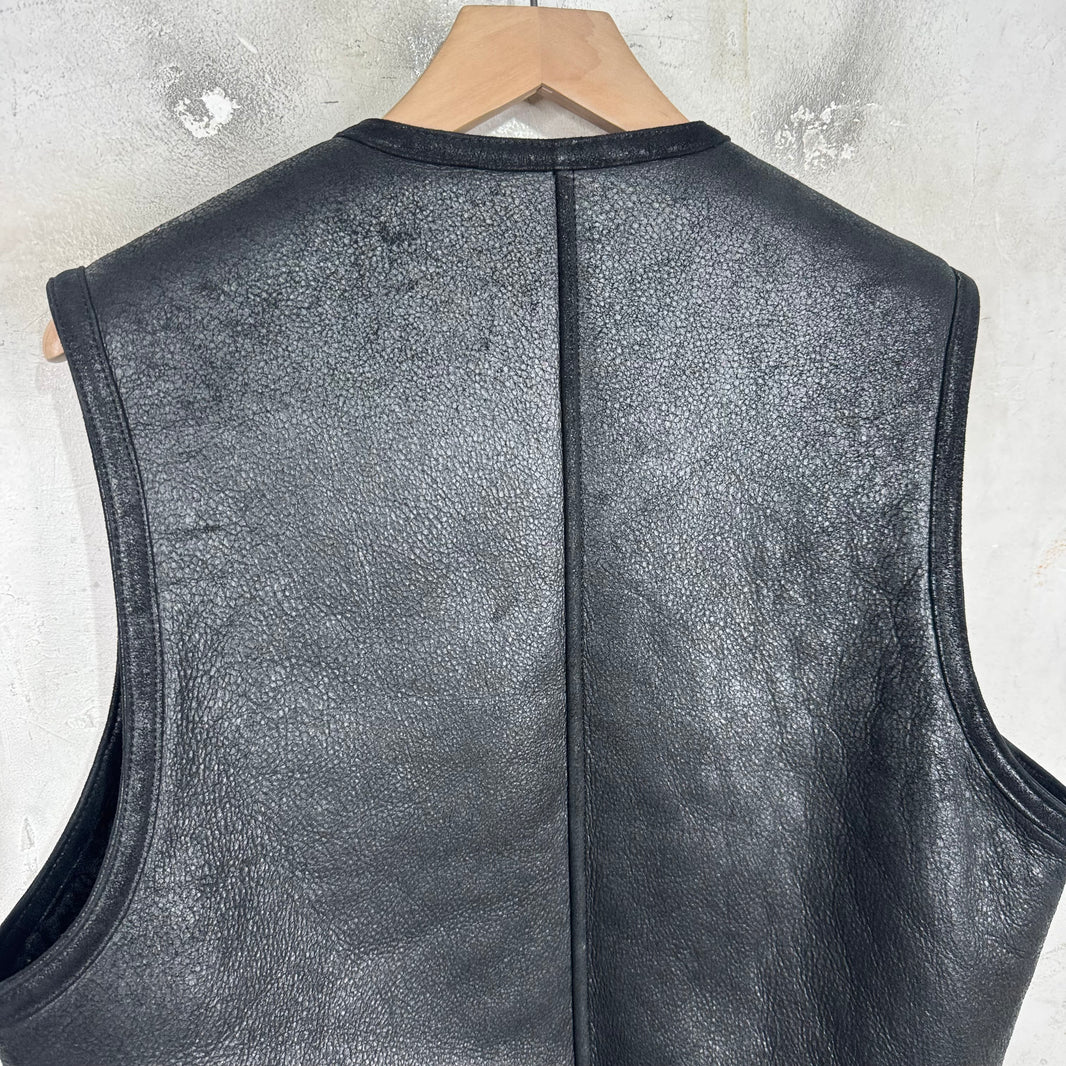 Stussy Leather Sherpa Vest