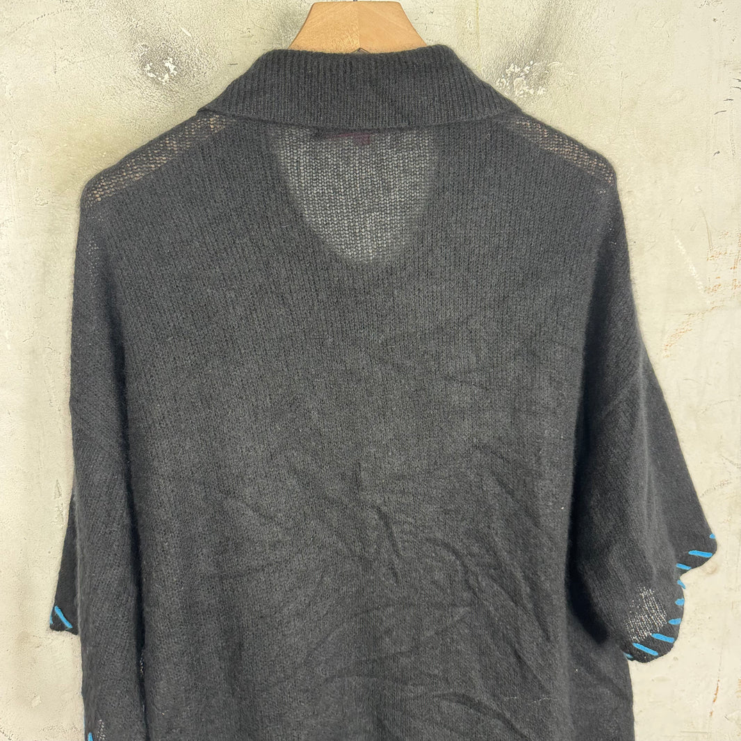 Elder Statesman Cashmere Buttoned S/S Shirt