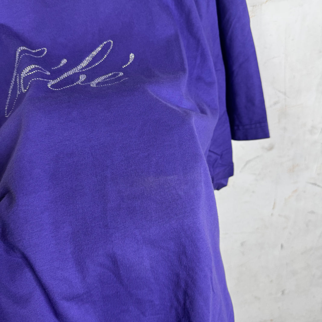 Balenciaga Bebe Rhinestone T-Shirt