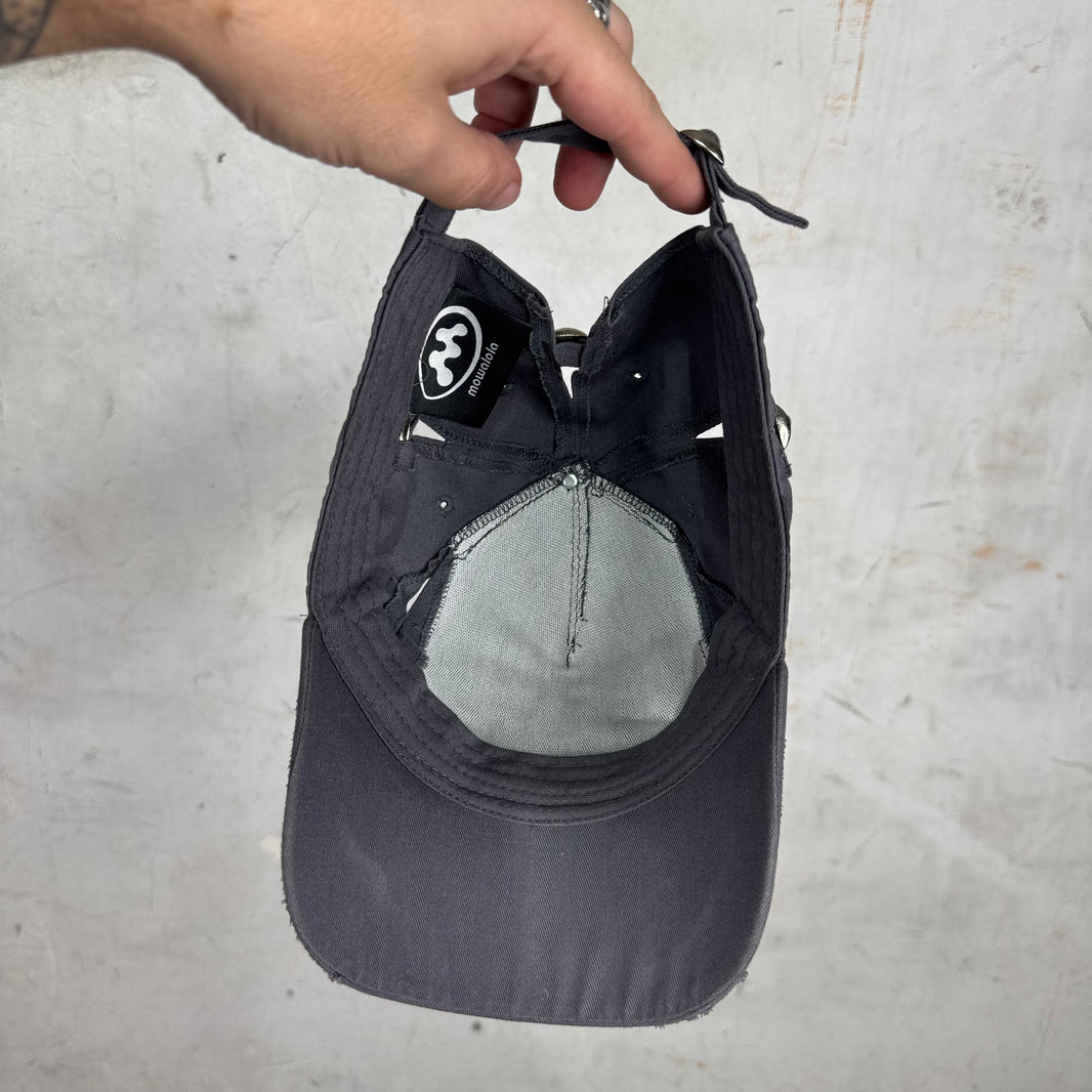 Mowalola Distressed Buckle Hat