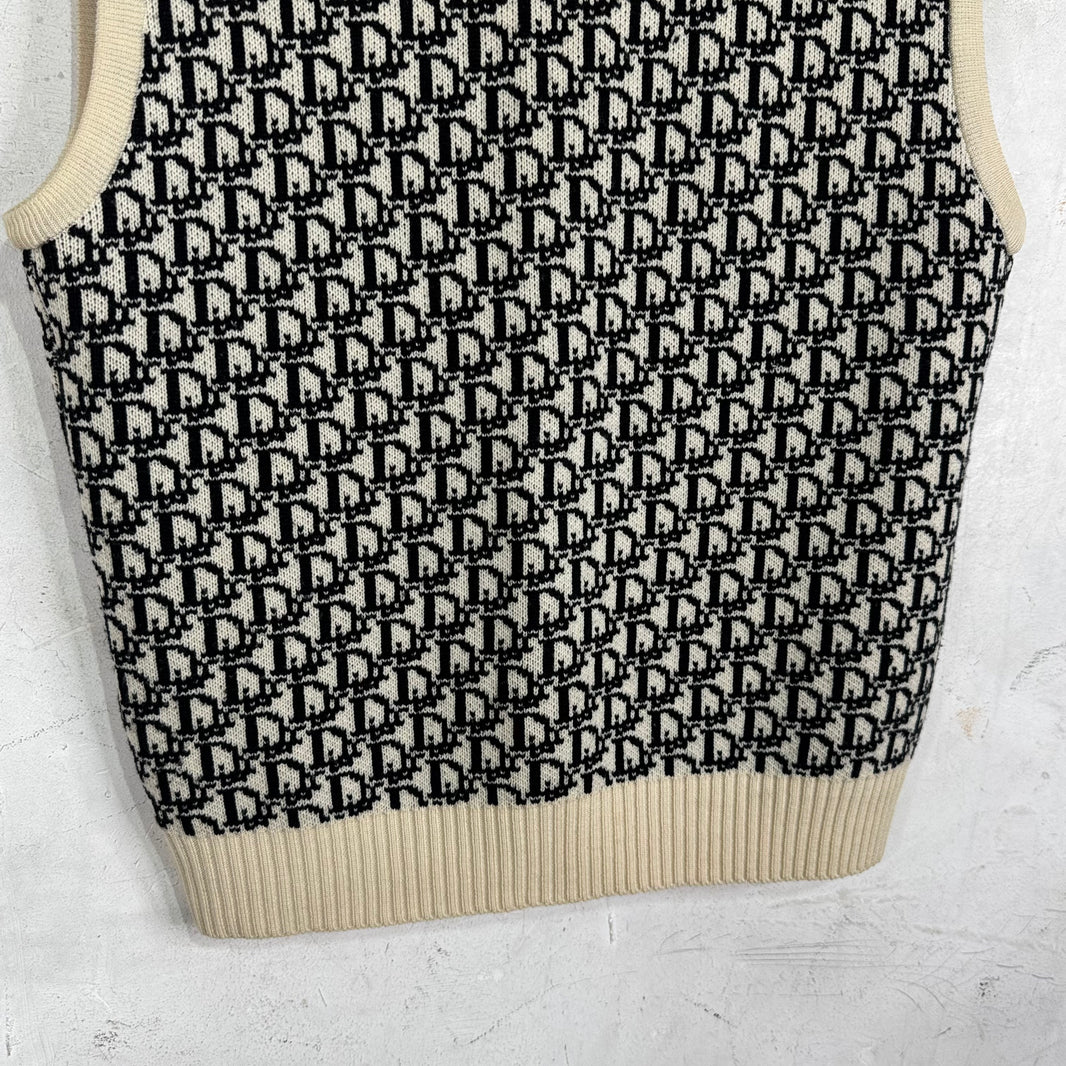 Dior Vintage Oblique Cardigan Vest