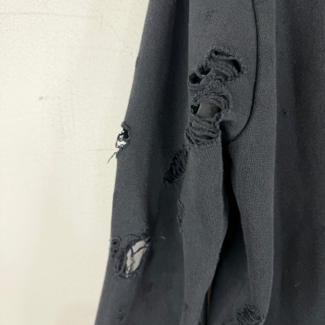 Givenchy Distressed Logo Crewneck