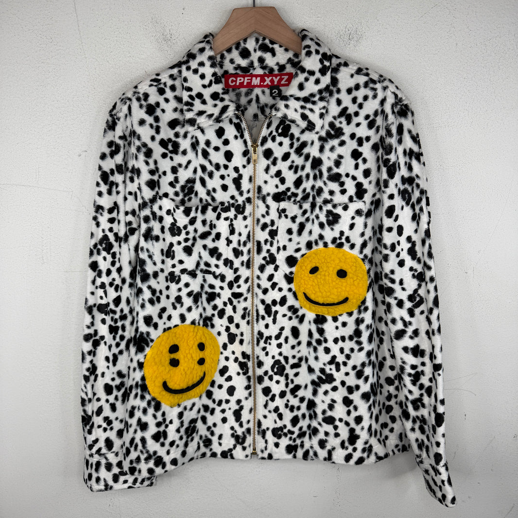 CPFM Cow Print Ranch Zip Up Jacket