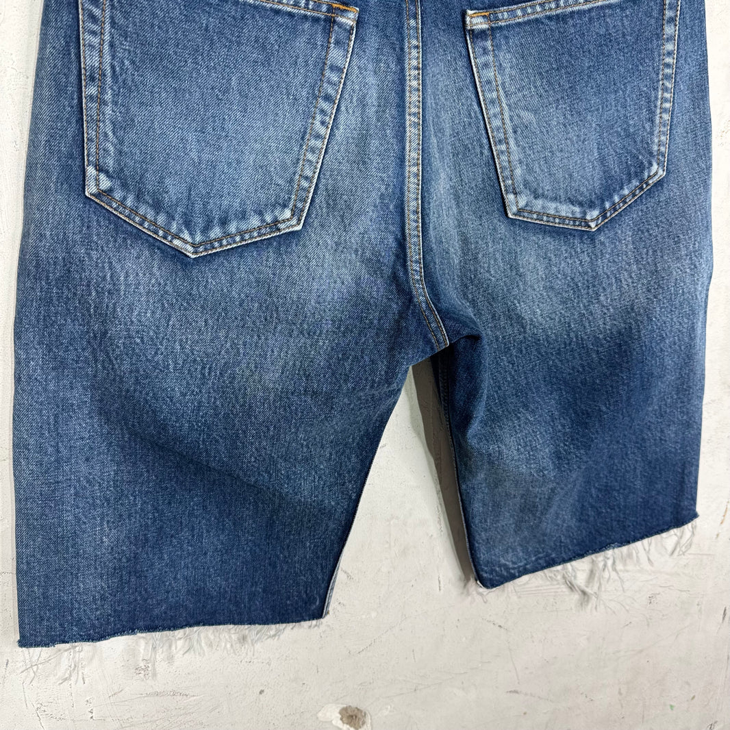 Balenciaga Blue Cutoff Jorts