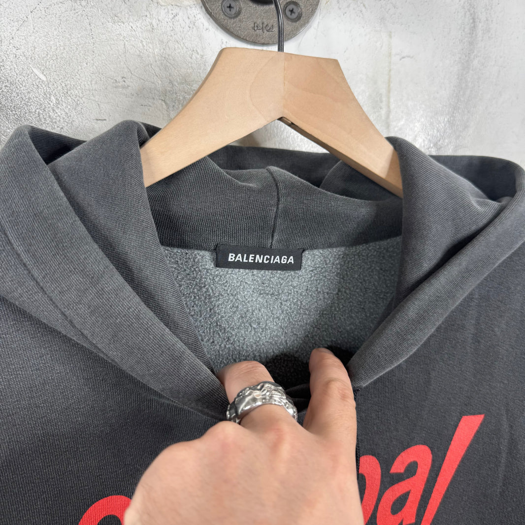 Balenciaga Faded Europa Hoodie