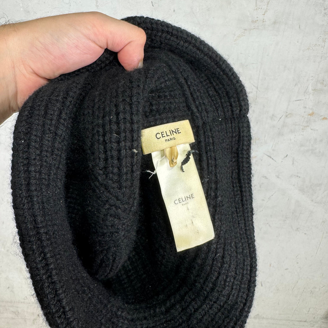 Celine Knitted Triomphe Logo Bucket