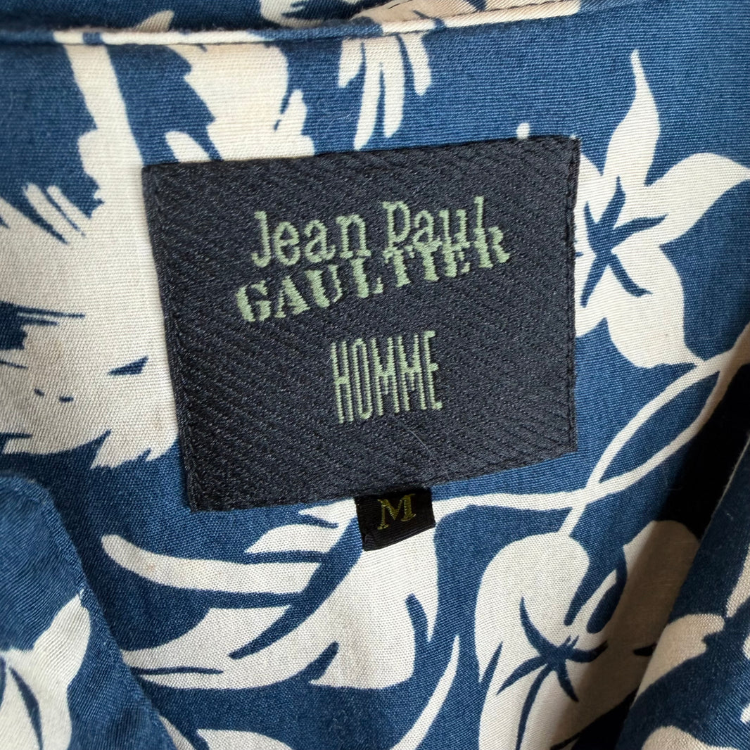 JPG Hawaiian Navy Button Up Shirt