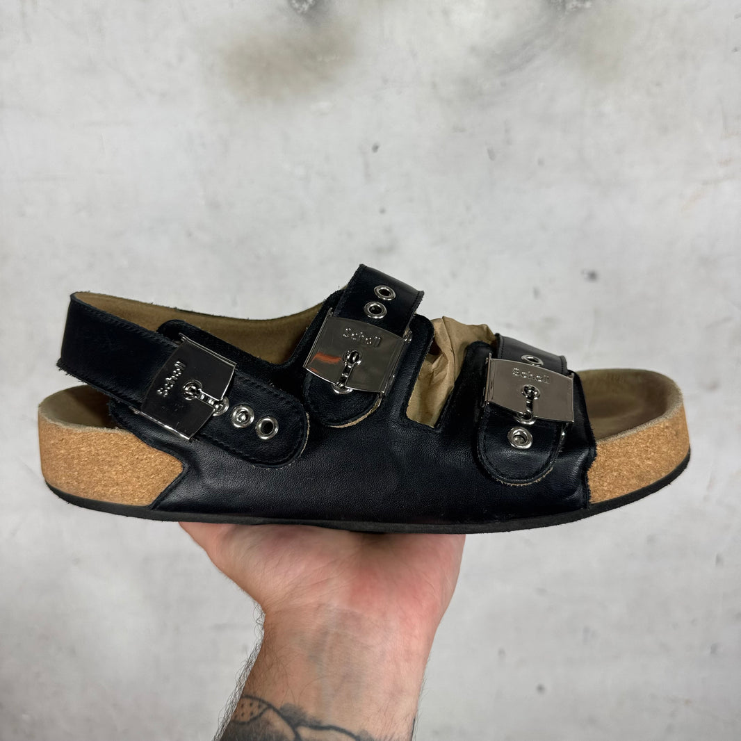 Balenciaga x Scholl Buckled Sandals