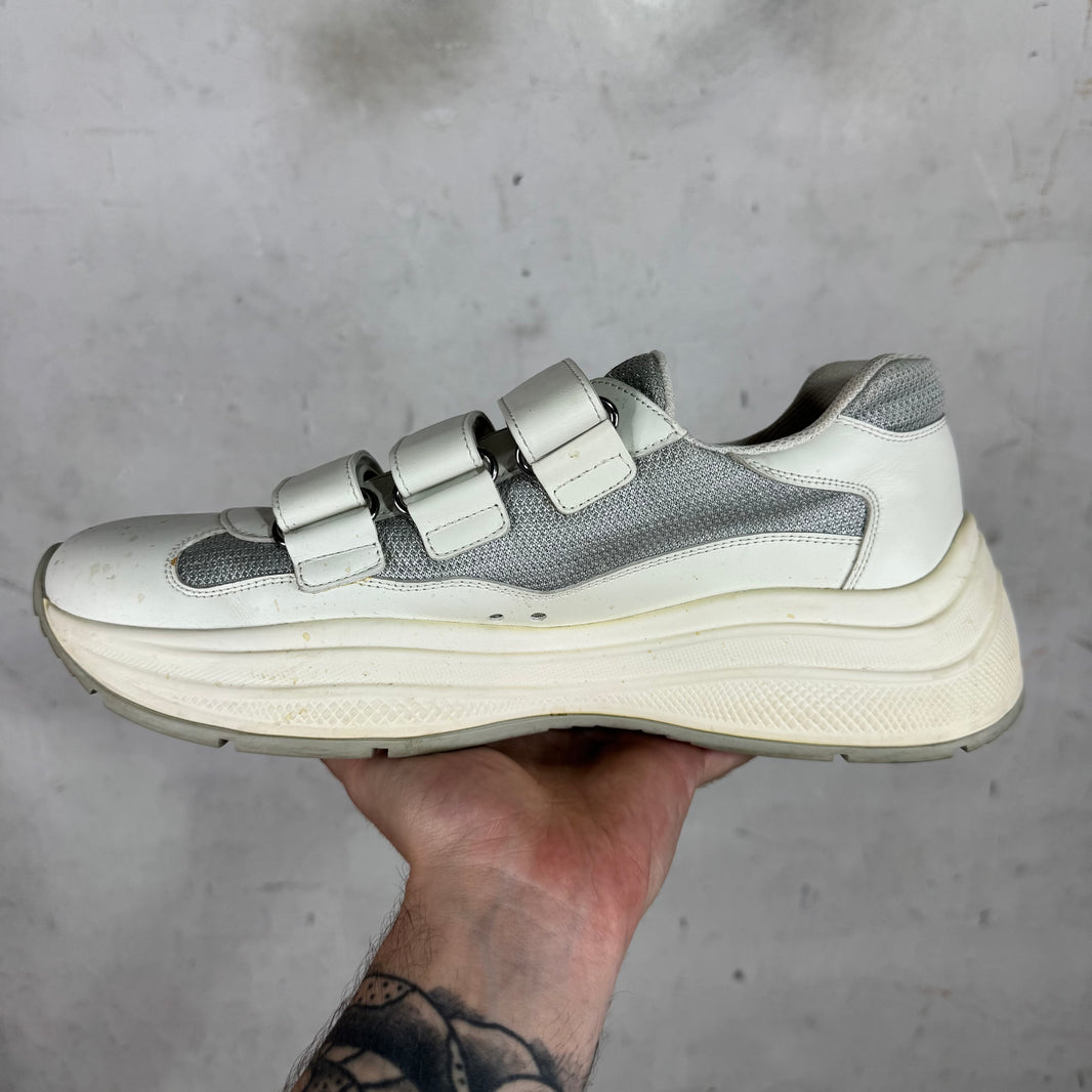 Prada Platformed White Americas Cup