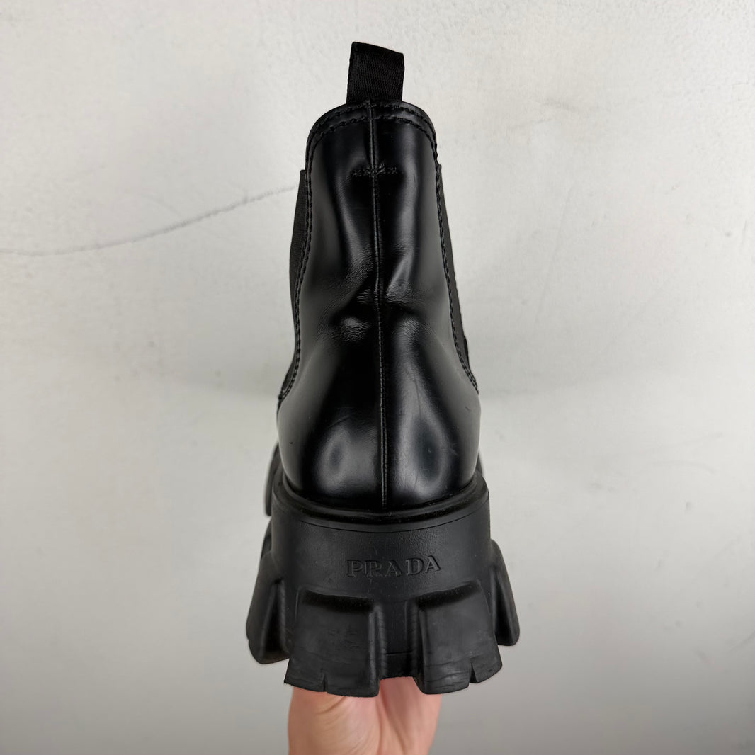 Prada Monolith Chelsea Boots
