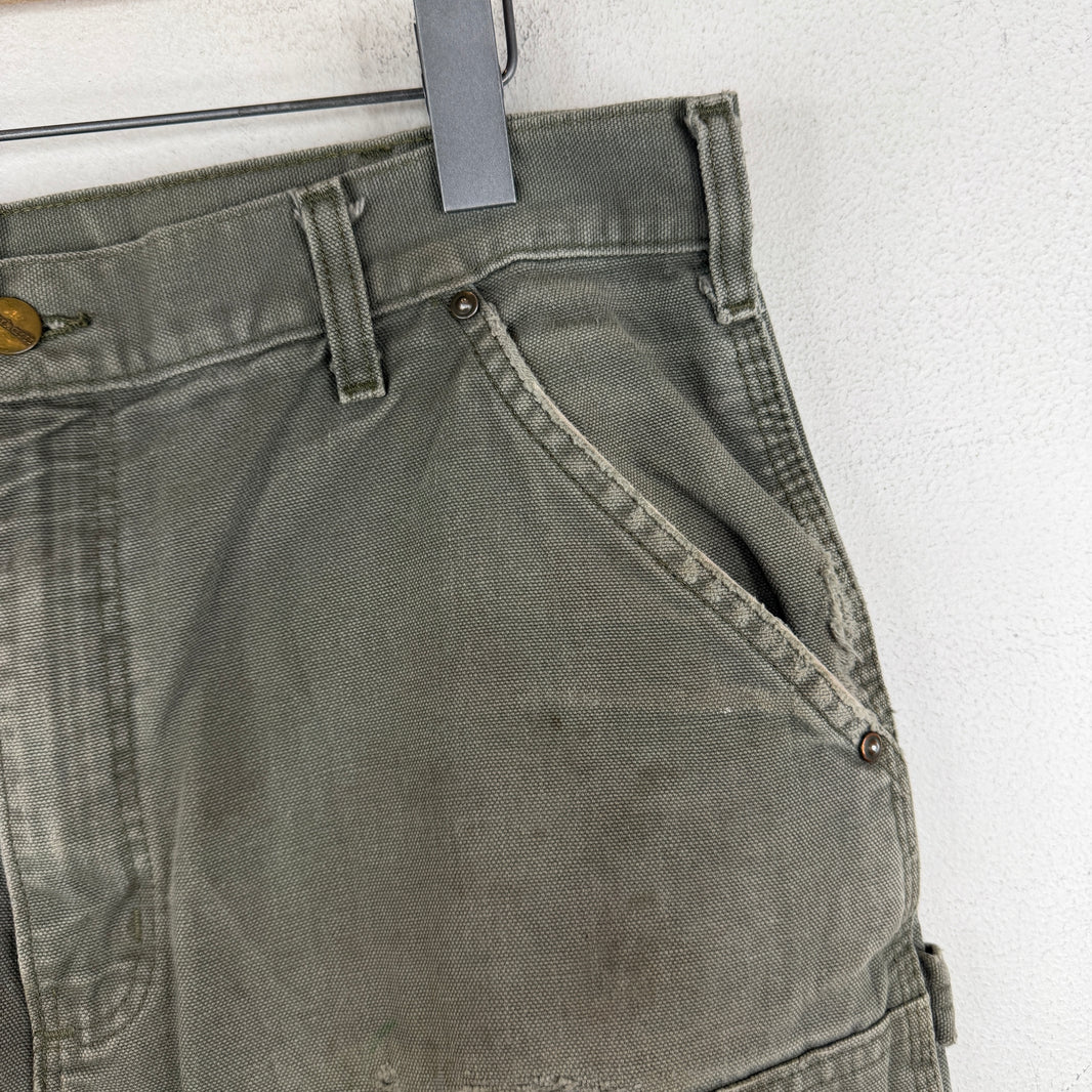 Vintage Carhartt Smoked Green Double Knee Pants