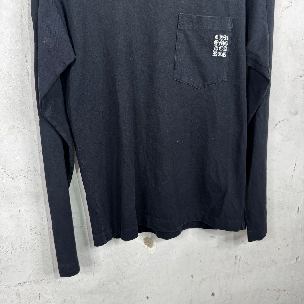 Chrome Hearts Eyechart Cut n Sew  L/S T-Shirt