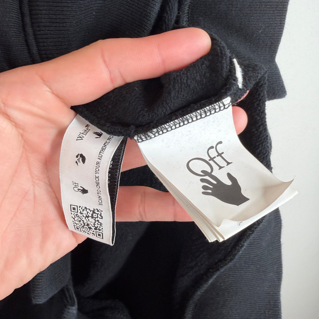 Off White Caravaggio Black/Yellow Hoodie