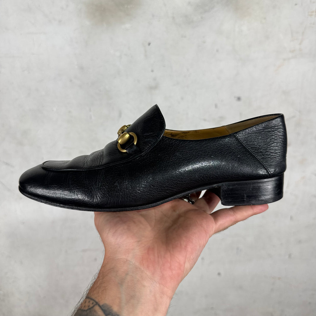 Gucci Heeled Horsebit Loafer