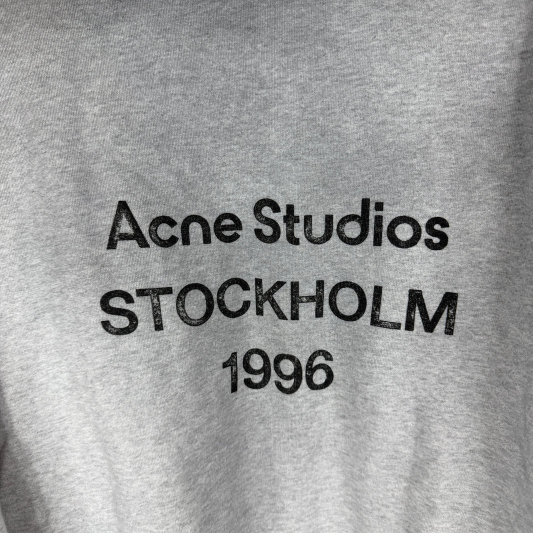 Acne Studios Gray Stockholm Hoodie