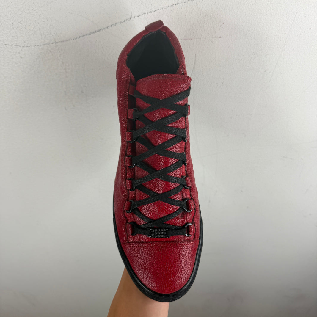 Balenciaga Red Stingray Arena Sneakers