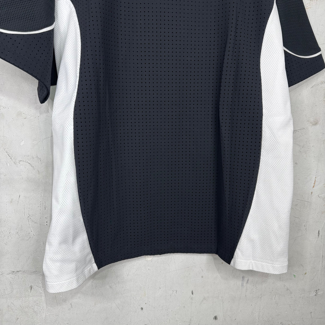 Balmain Chenille Logo Mesh Jersey
