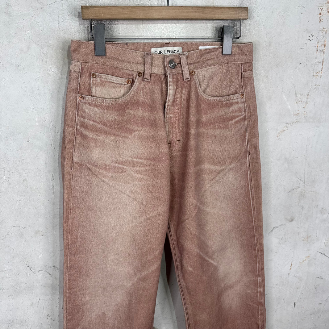 Our Legacy Pink Third Cut Jeans
