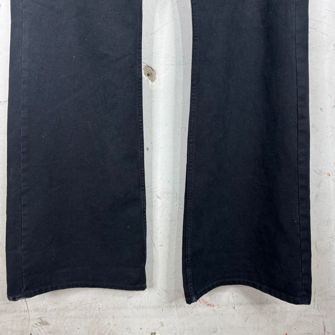 Balenciaga Garde-Robe Black Flare Jeans