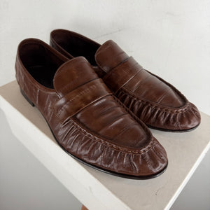 The Row Eel Soft Loafers