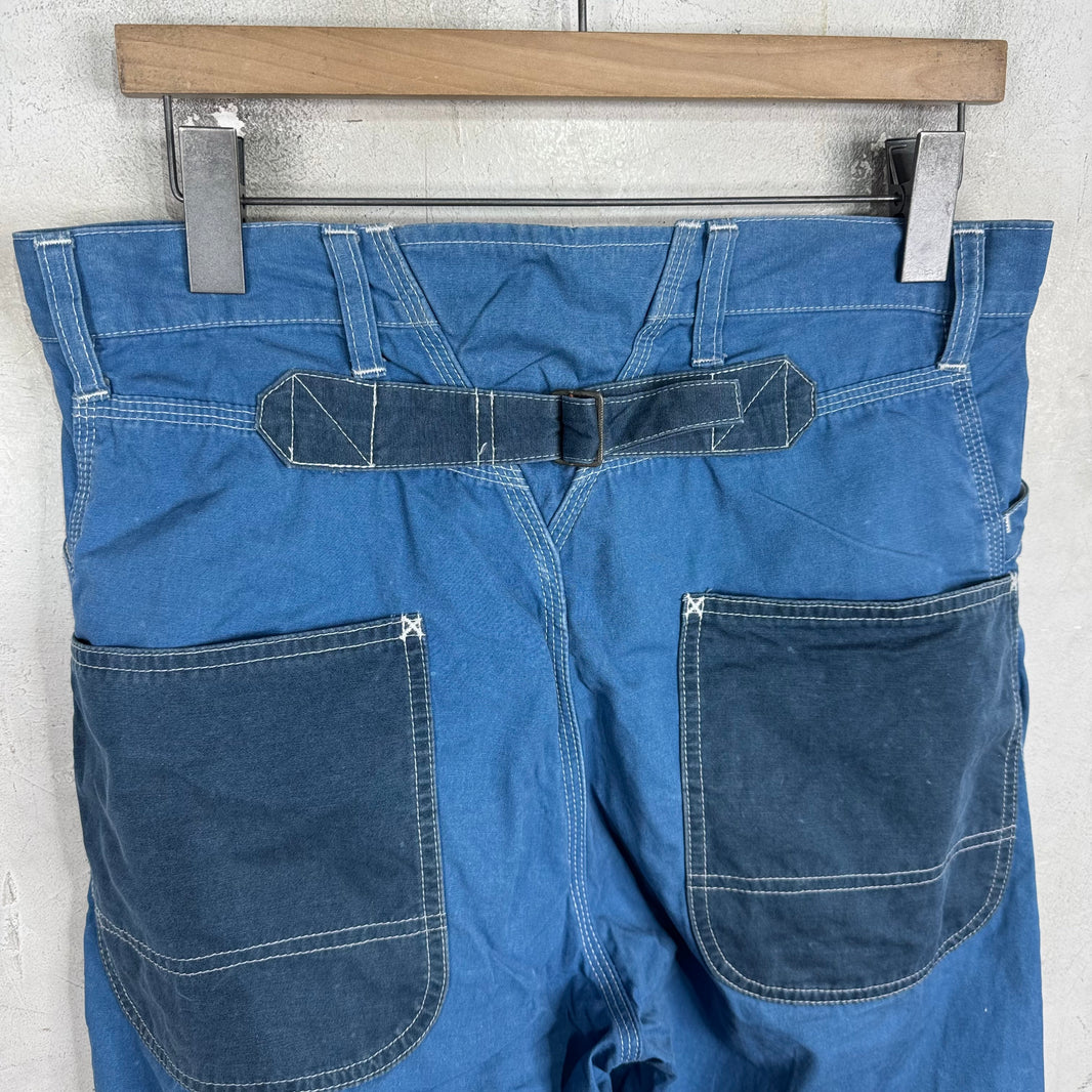 Junya Watanabe Two Tone Blue Work Pants