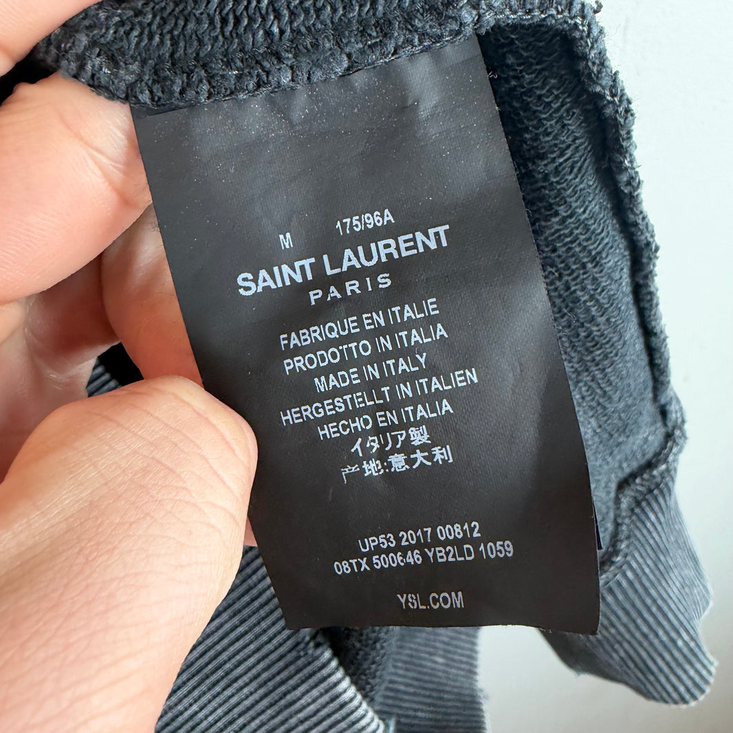 Saint Laurent Acid Wash Hoodie